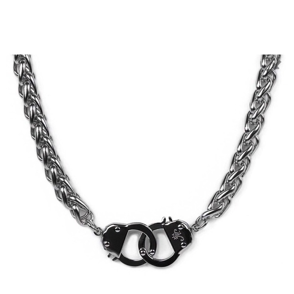 NOGU Silver Chain Cuff Necklace - Picture 2 of 8